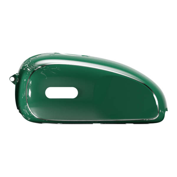 Tank Glossy British Racing Green Polished Line